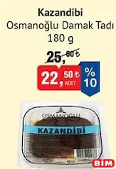 OSMANOĞLU KAZANDİBİ DAMAK TADI 180 G OSMANOĞLU KAZANDİBİ DAMAK TADI 180 G